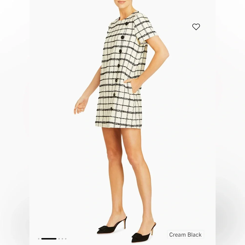 NWT Mestiza New York

Isolde Cotton-Blend Tweed Short Sleeve Minidress - Picture 7 of 8